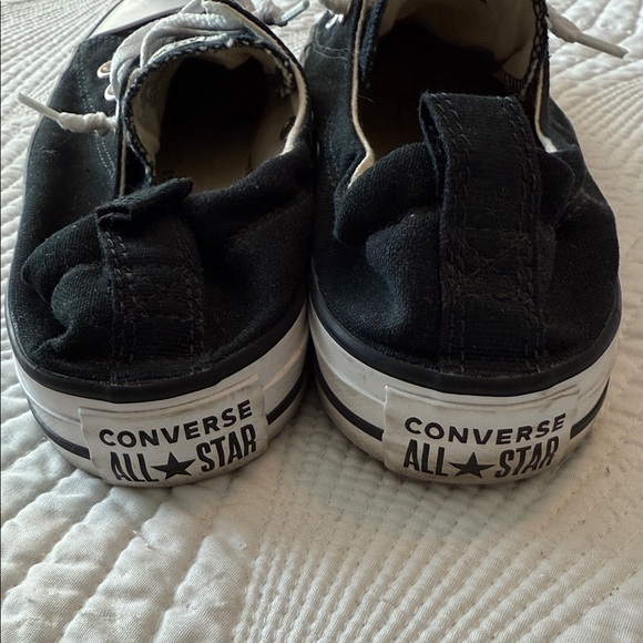 Converse Black and White Canvas Sneakers - Picture 3 of 6